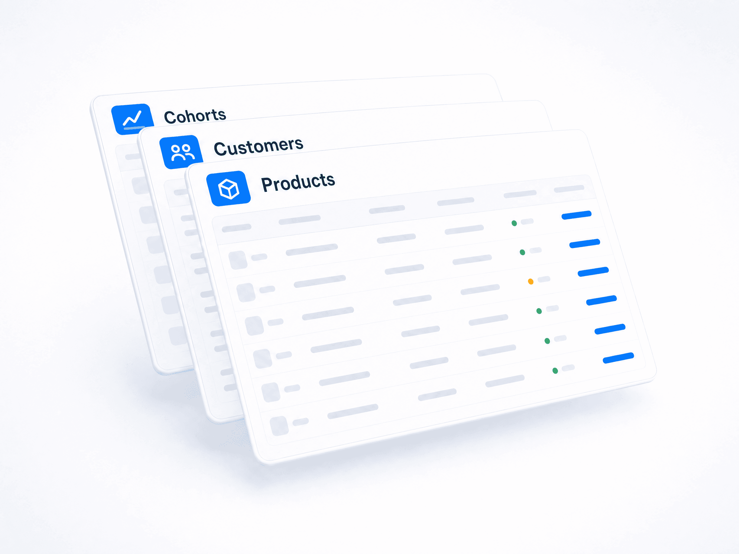 Analyze every product, customer, brand, category.